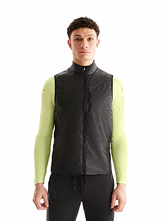 ON | Gilet da running da uomo Weather Vest | schwarz